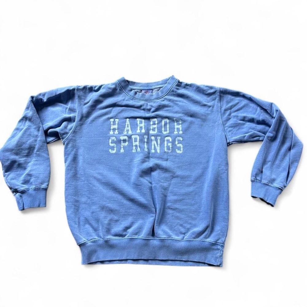 Harbor Springs blue crewneck sweatshirt Size M #sweatshirt    Size medium  Vinta